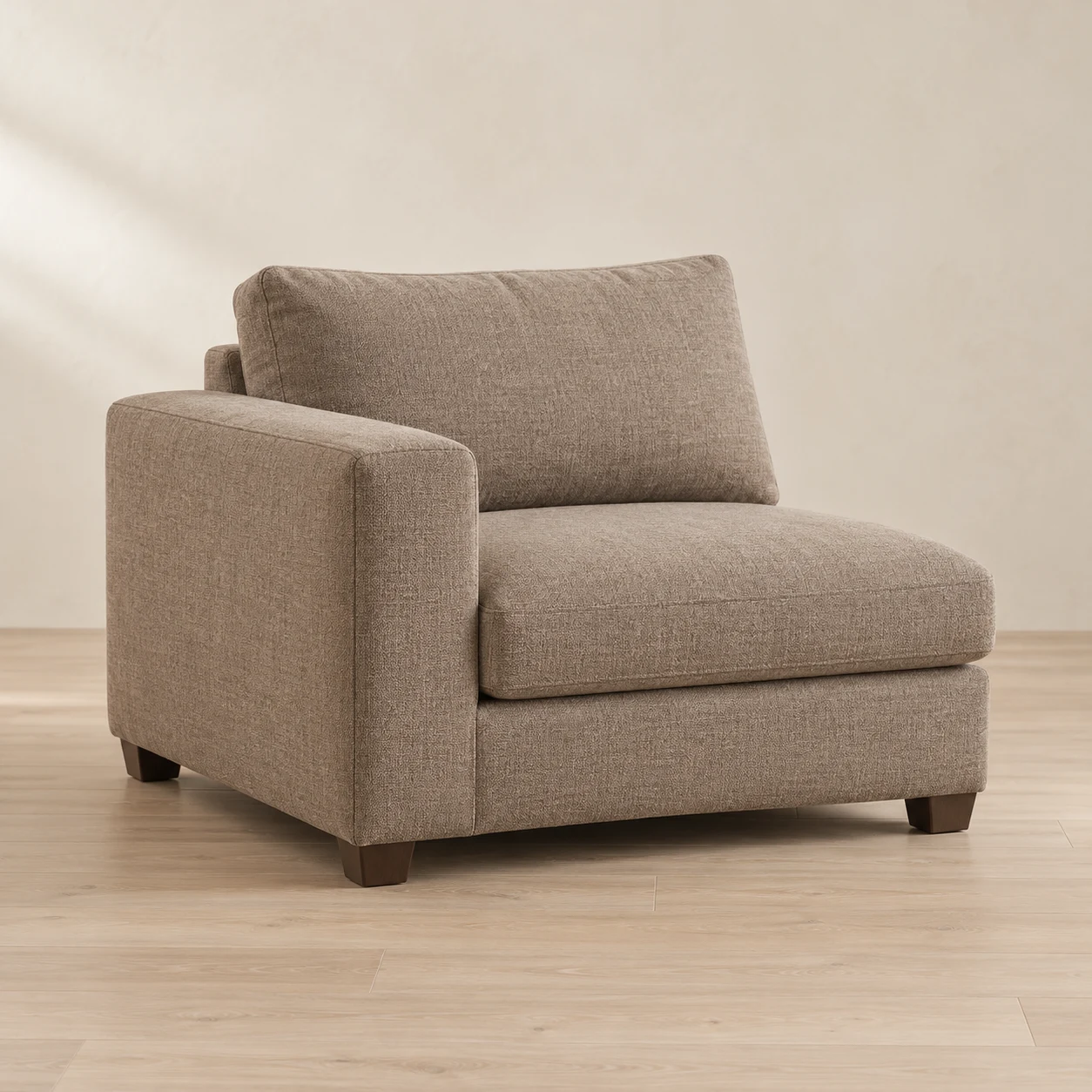 Right-arm modular seat